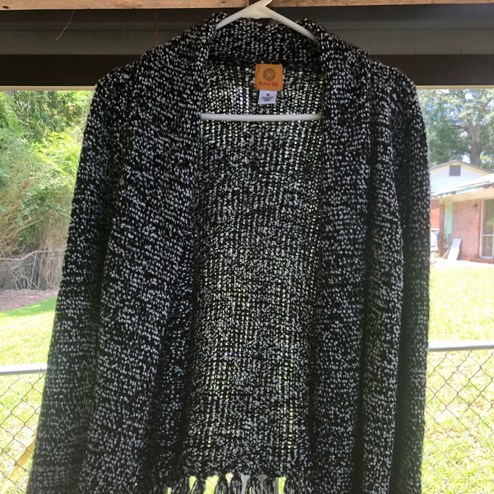 Black and White Cardigan
